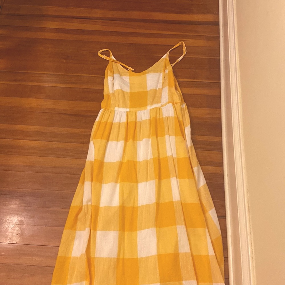 Yellow cami dress